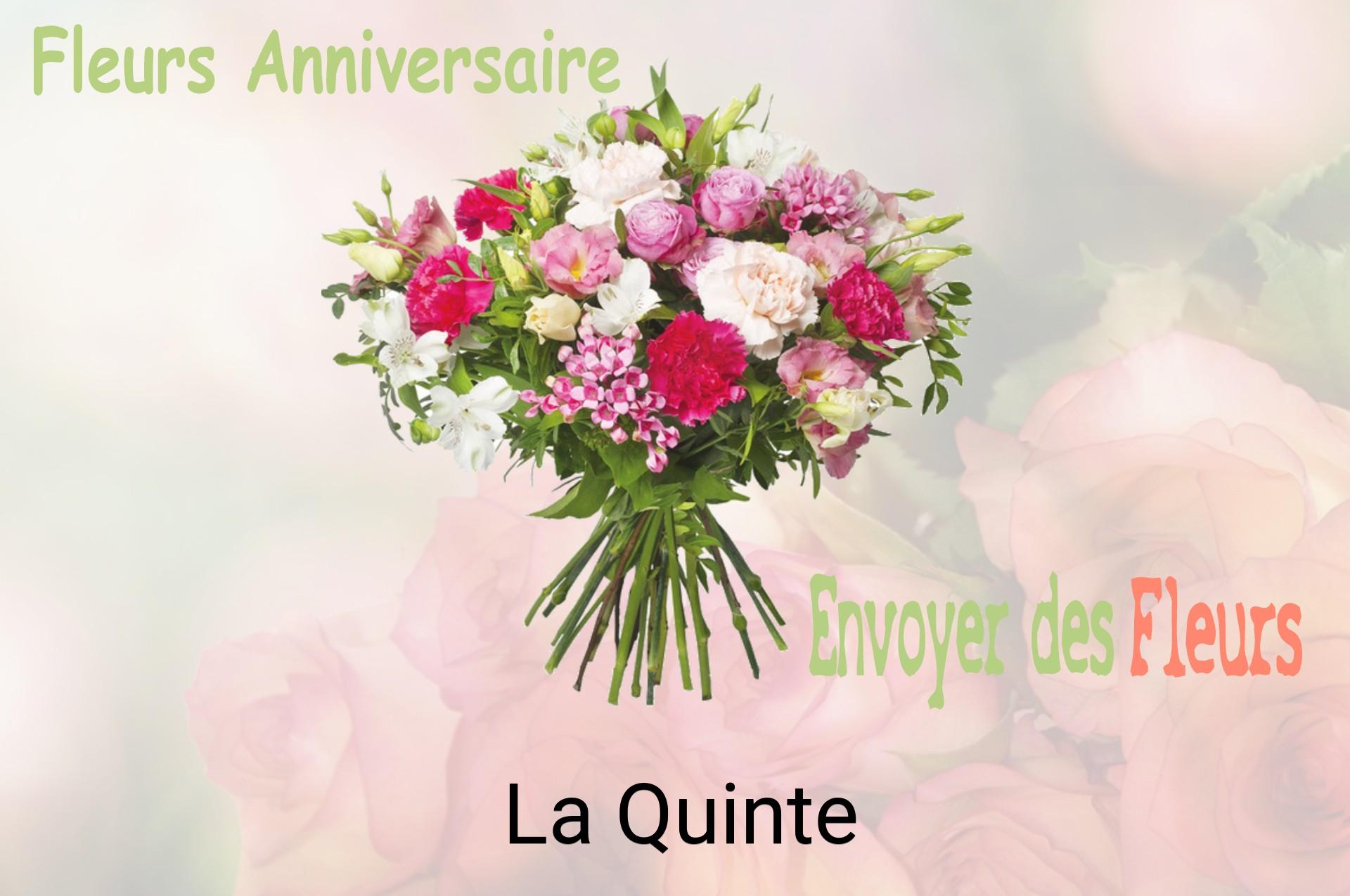 Bouquet de fleurs d’anniversaire livré à La Quinte